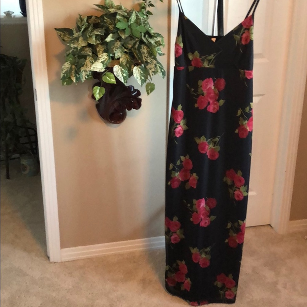 Beautiful summer dress, floral pattern